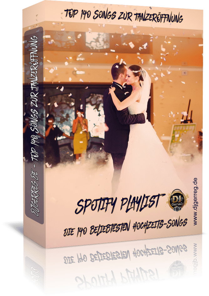 140 Songs zur Tanzeröffnung Spotify Playlist 3D