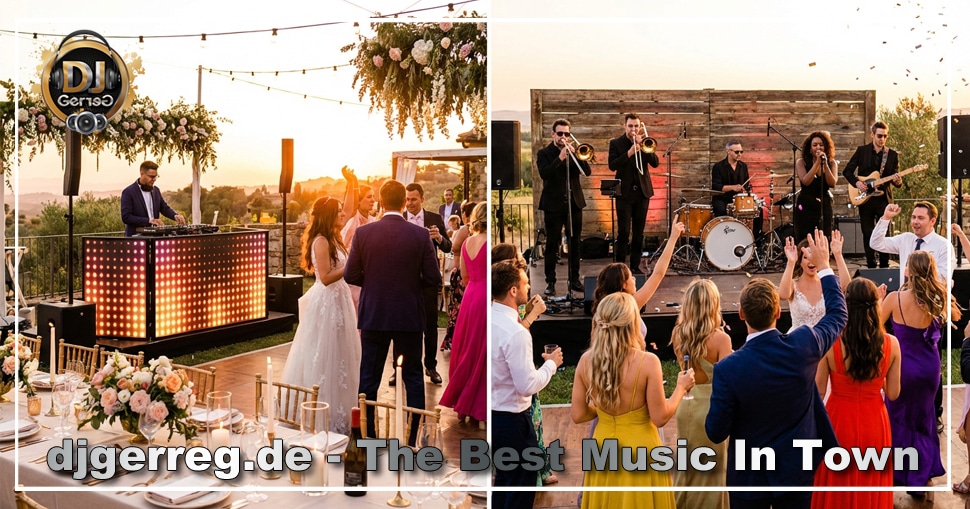 Hochzeits-DJ vs. Live Band - Der umfassende Vergleich für 2026