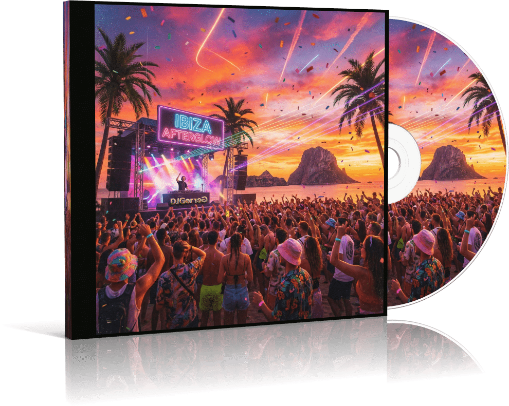 Ibiza Afterglow Cover CD-Box mit CD