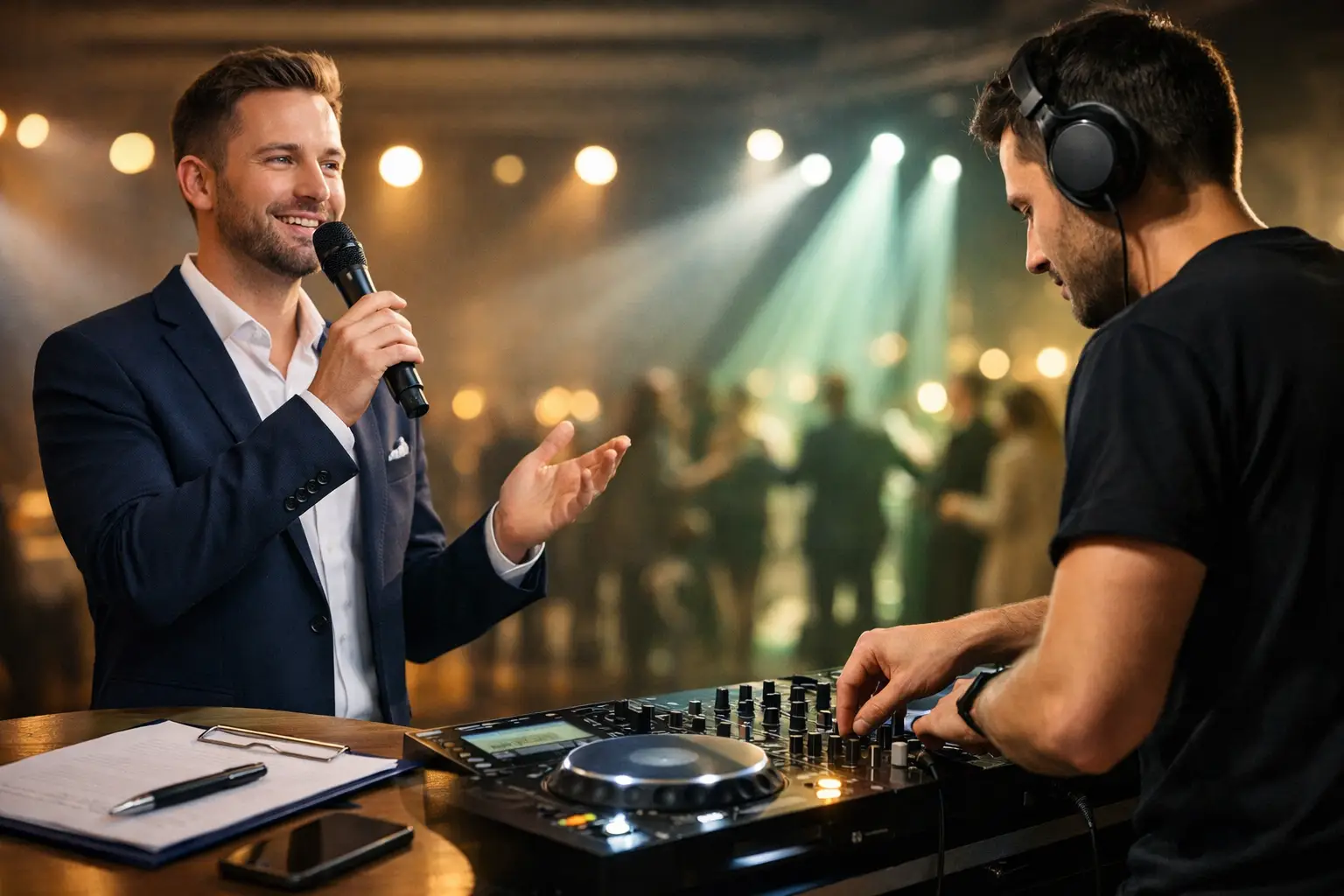 Moderation und DJ für Event richtig buchen