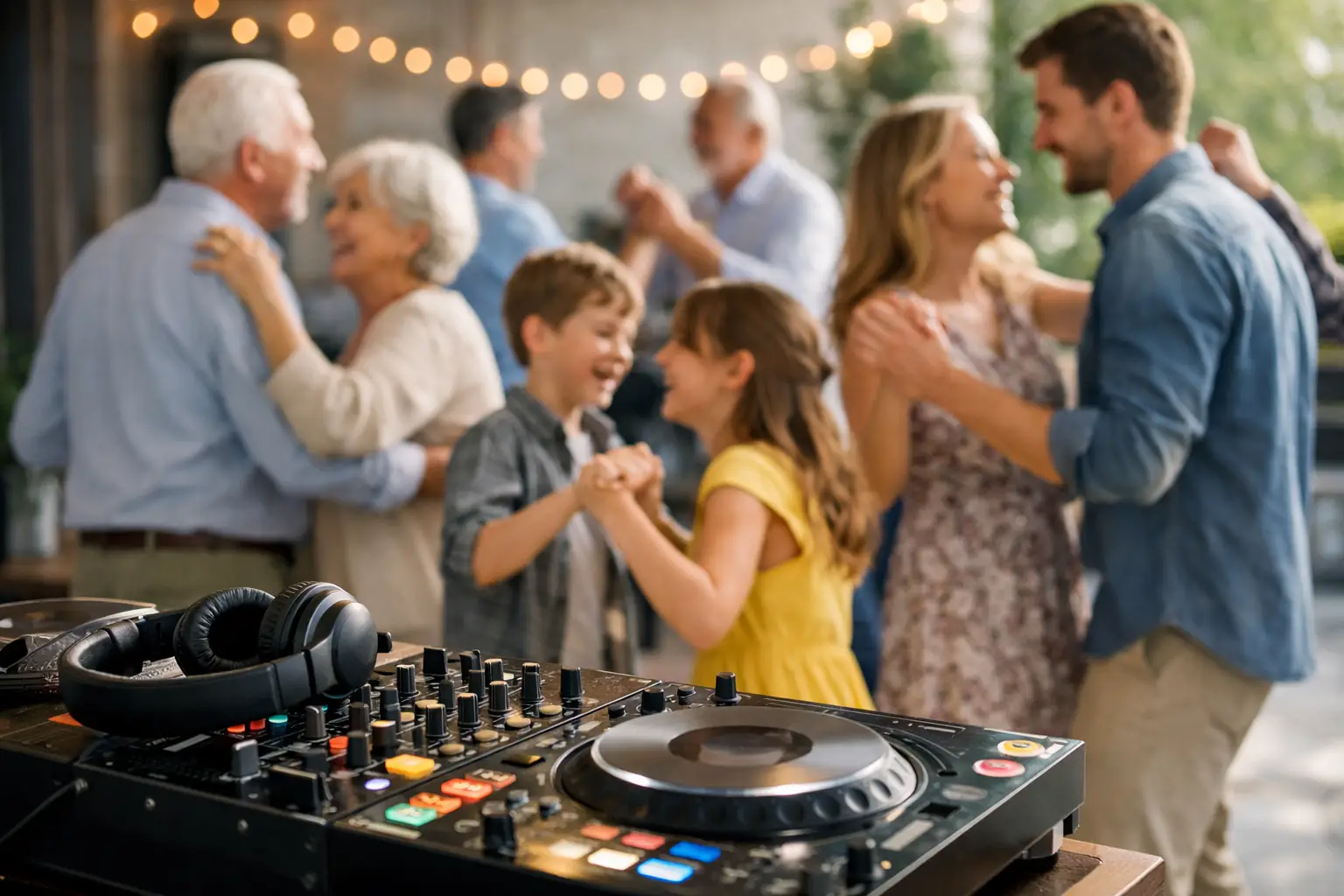 Musikmix für generationsübergreifende Feier