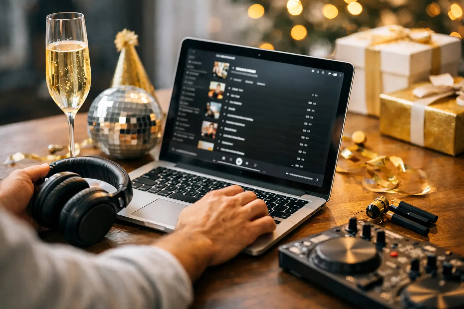 Playlist für Jubiläumsfeier erstellen
