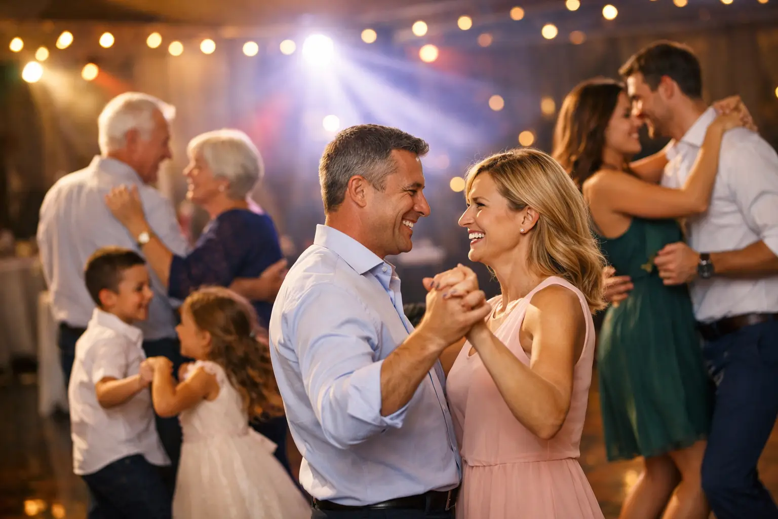 Make the dance floor at the family party lively