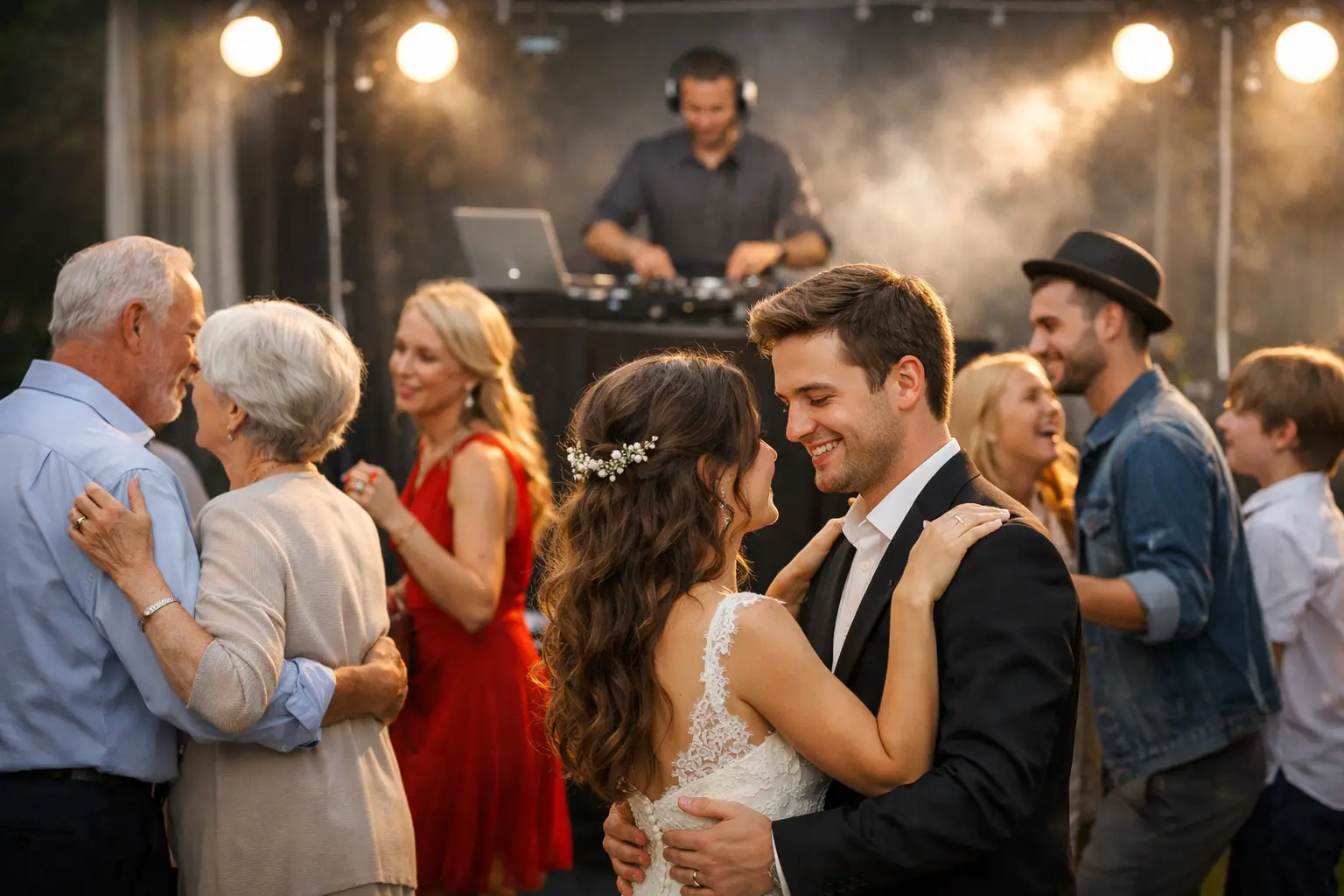 Planifiez correctement la musique pour un mélange de générations lors d'un mariage