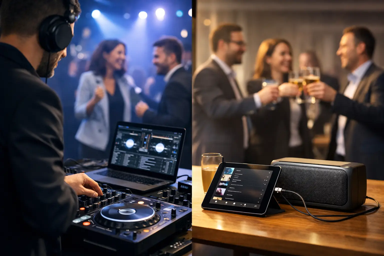 DJ or playlist for a company party - what's the best fit?