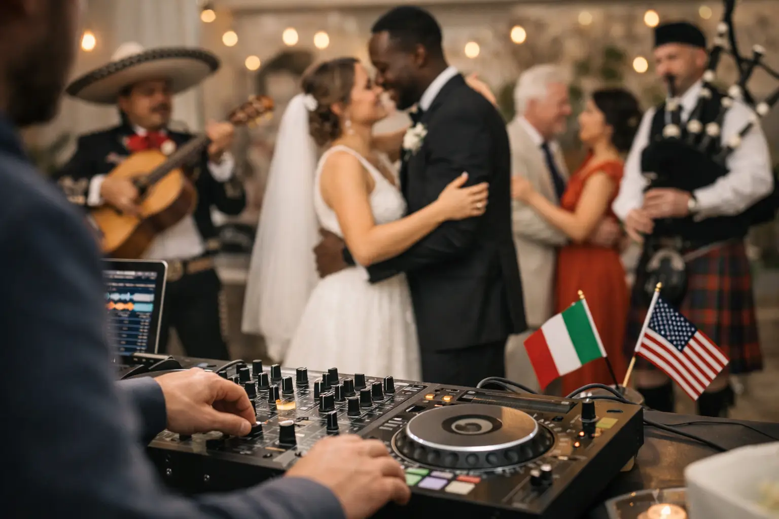 Hochzeit mit internationalem Musikmix planen